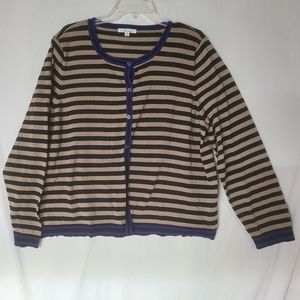 NWOT 89th & madison 2X Long Sleeve Button Down Cardigan